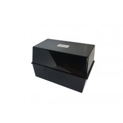 Value Deflecto Card Index Box (6 x 4 inches) Black