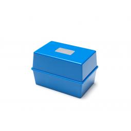 Value Deflecto Card Index Box 8x5 Blue