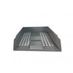 Value Deflecto Letter Tray Grey CP043YTGRY