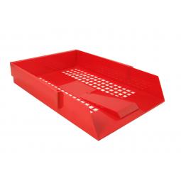 Value Deflecto Letter Tray Red CP043YTRED
