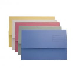 Value Document Wallet Foolscap Assorted DW250-ASTZ Pack of 50