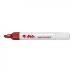 Value Drywipe Marker Chisel Tip Red Pack of 10