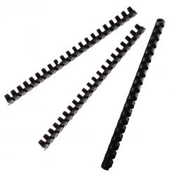 Value Fellowes Apex Plastic Binding Comb Black 19mm Pack of 100