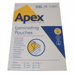 Value Fellowes Laminating Pouch A4 2x75mu 6005301 Pack of 200