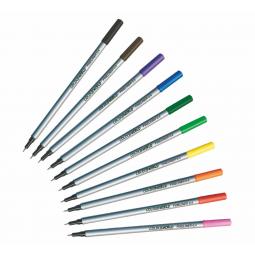 Value Fineliners Assorted Colours Pack of 10