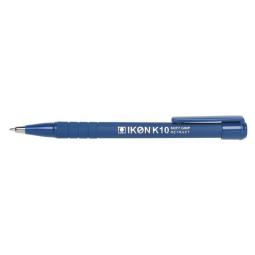 Value Retractable Ball Pen Soft Grip 0.7mm Blue Pack of 12