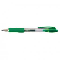 Value Retractable Gel Rollerball Green Pack of 10