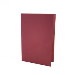 Value Square Cut Folder Light Weight Foolscap Red Pack of 100