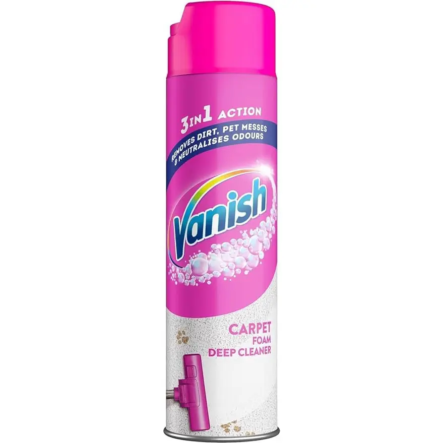 Vanish Carpet Deep Clean 3 in 1 Foam 600ml  - 3271448