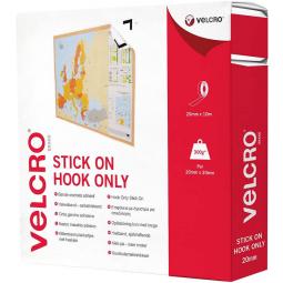 Velcro Hook Only 20mmx10m White