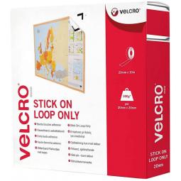 Velcro Loop Only 20mmx10m White