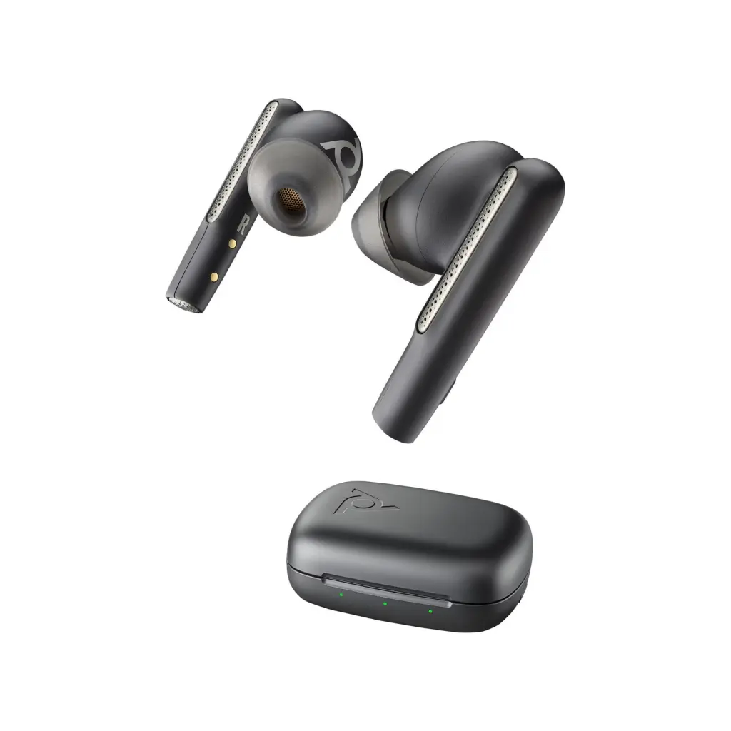 HP Poly Voyager Free 60 UC Wireless Bluetooth Earbuds with Charging Case