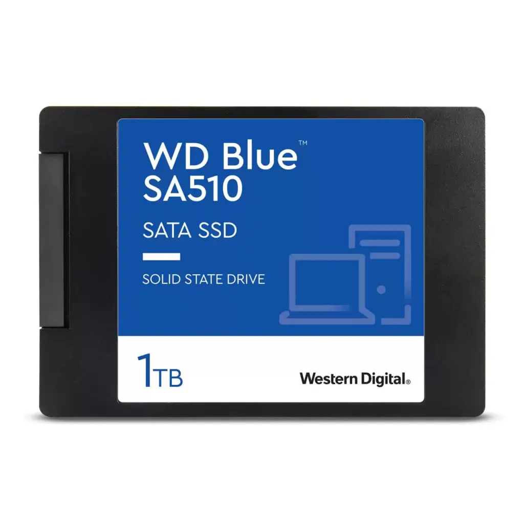 Western Digital Blue SA510 1TB SATA 6Gbs 2.5 Inch V3 560Mbs Read Speed 520Mbs Write Speed Internal Solid State Drive