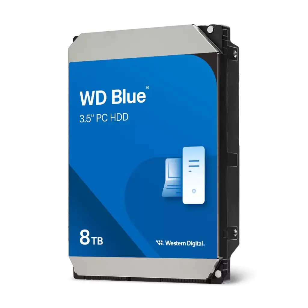 Western Digital Blue 8TB SATA 3.5 Inch 5640 RPM Internal Hard Drive