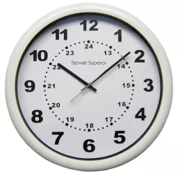 Seco Westminster Quartz Wall Clock 400mm Diameter White - 2160C