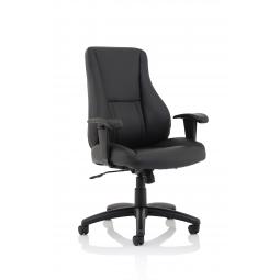 Winsor Black Leather Chair No Headrest EX000212