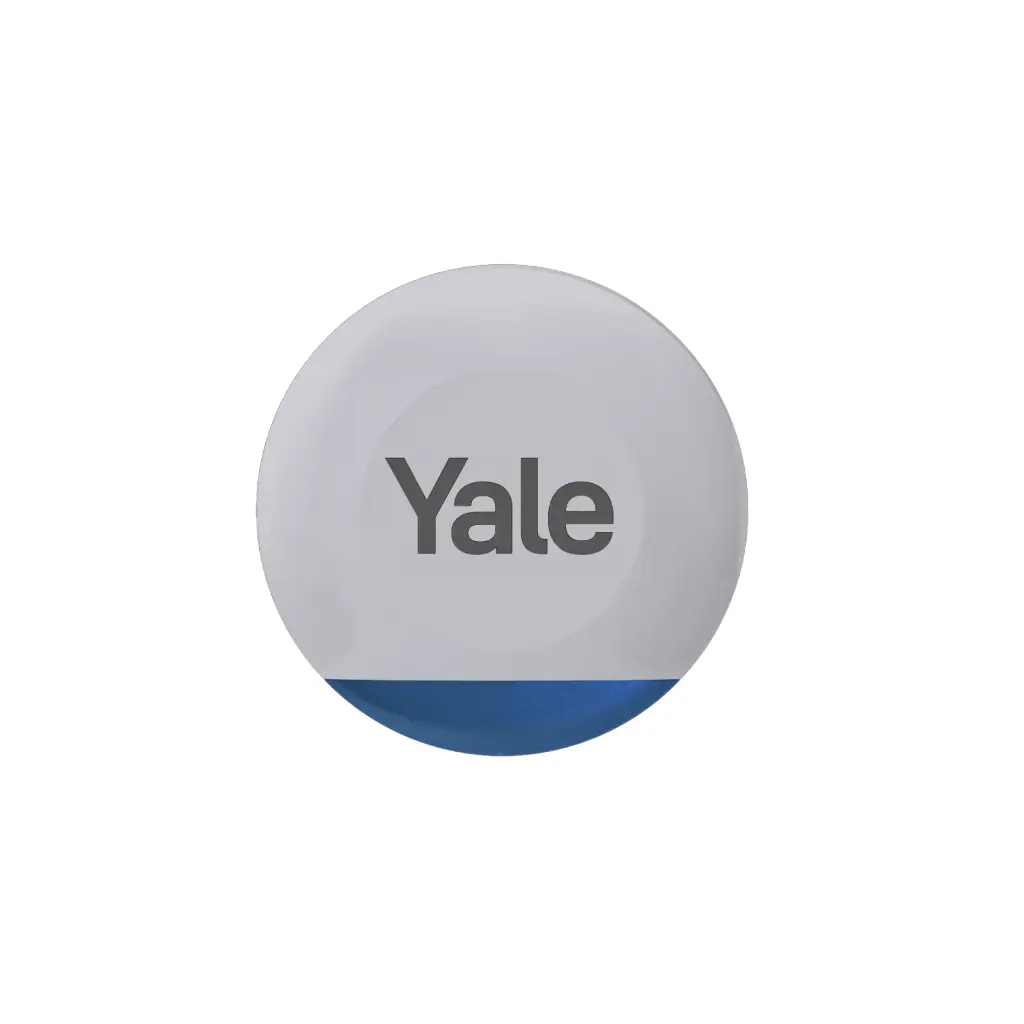 Yale Grey Outdoor Siren - Up to 100dB Adjustable Siren; Flashing LED Lights; Weatherproof; Real-Time Alerts; Up to 1km Range Protection