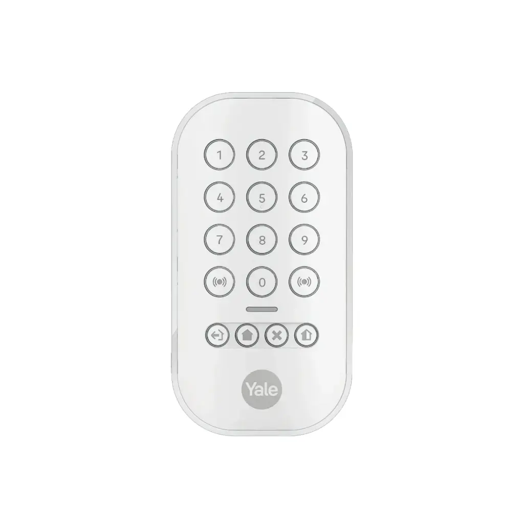 Yale Keypad - Control 4 Security Areas; Panic Button; PIN Security; Backlit Keys