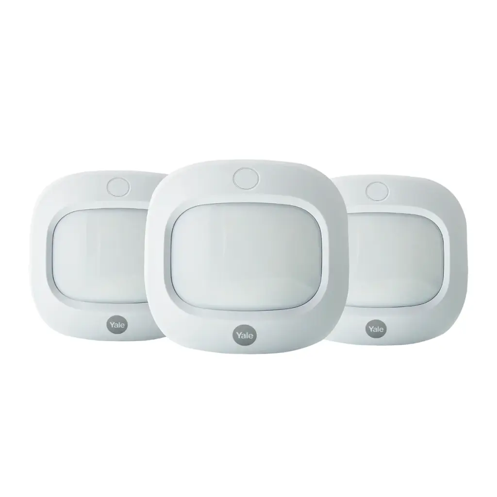 Yale Pet Friendly Motion Detector 3 Pack - Wireless; 200m Range; Intruder and Sync Alarm Accessory