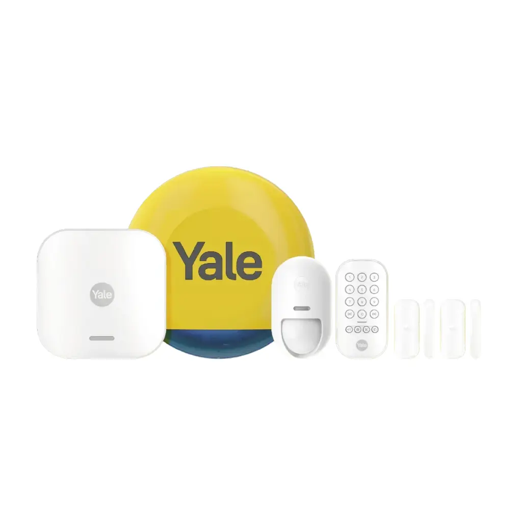 Yale Smart Alarm Starter Kit 1- Alarm Hub; Live Siren; Motion Detector; 2x Door / Window Contacts etc.