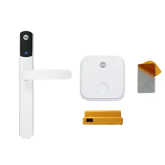 Yale White Conexis L2 Smart Door Lock