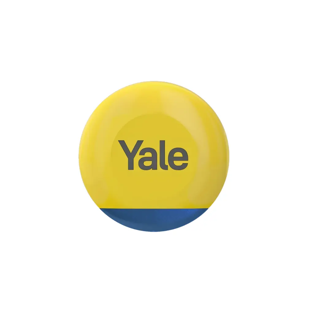 Yale Yellow Outdoor Siren - Up to 100dB Adjustable Siren; Flashing LED Lights; Weatherproof; Real-Time Alerts; Up to 1km Range Protection