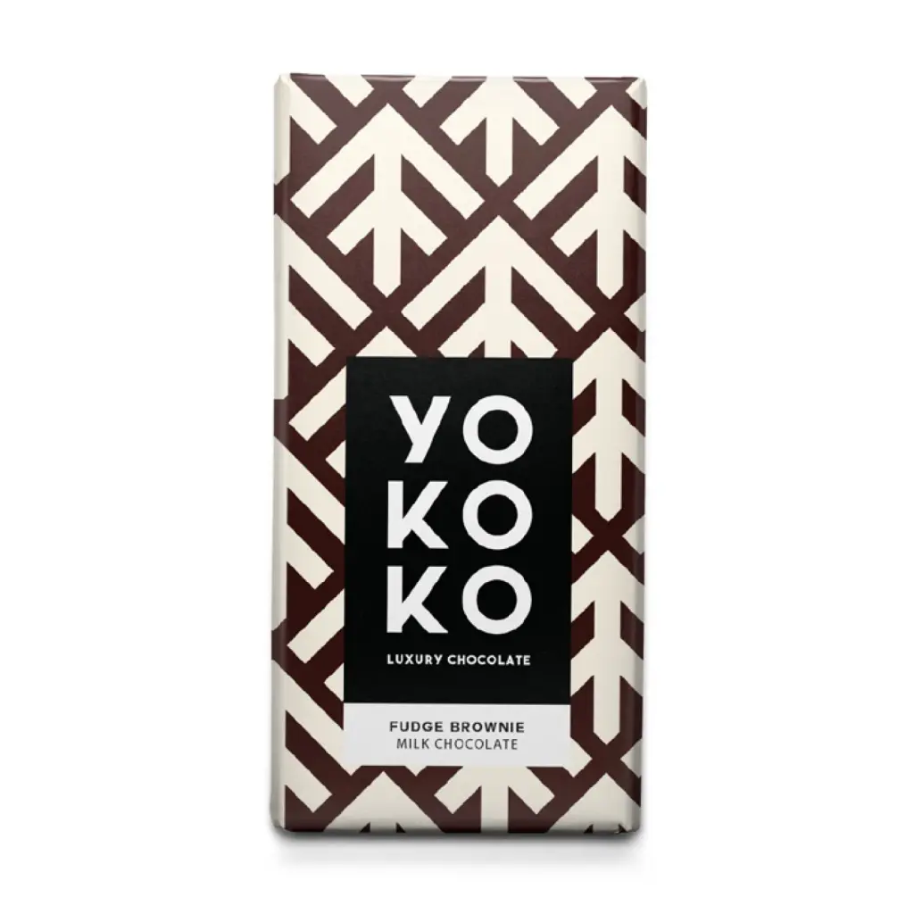 Yokoko Chocolate Bar Fudge Brownie Milk Chocolate (Bar 100g) - 0401367