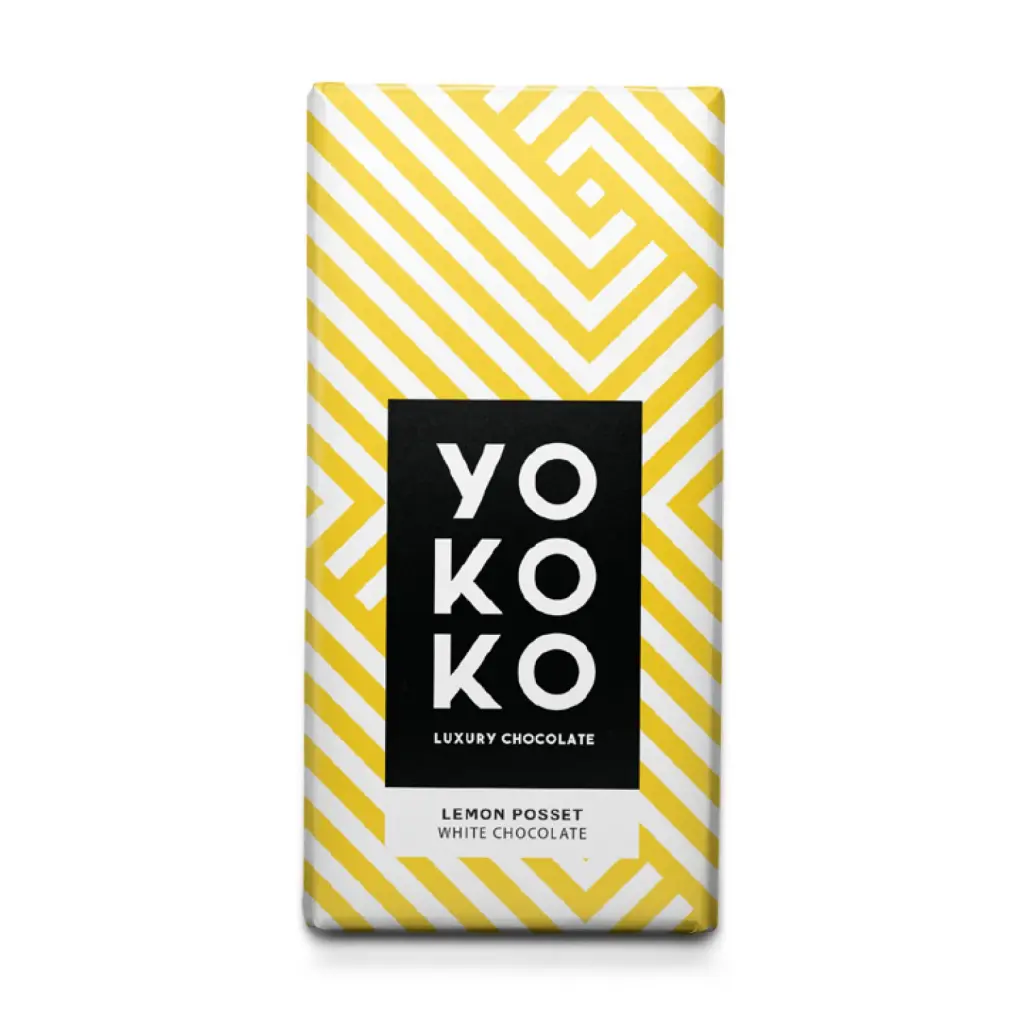 Yokoko Chocolate Bar Lemon Posset White Chocolate (Bar 95g) - 0401368