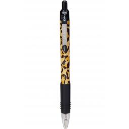 Zebra Z-Grip Animal Ballpoint Pen Cheetah Print Medium Point Black (Pack 12) 16803