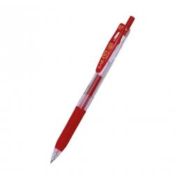 Zebra Sarasa Clip Eco Gel Pen Medium Point Red (Pack 12) 14323
