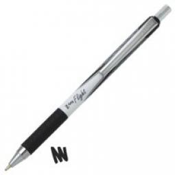 Zebra Z-Grip Flight Medium Ball Pen Black 1.2mm Pack of 12