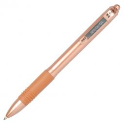 Zebra Z Grip Smooth Rose Gold Retractable Ballpoint Black Pack of 12