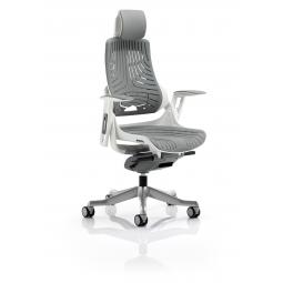 Zure Elastomer Gel Grey With Arms With Headrest KC0164