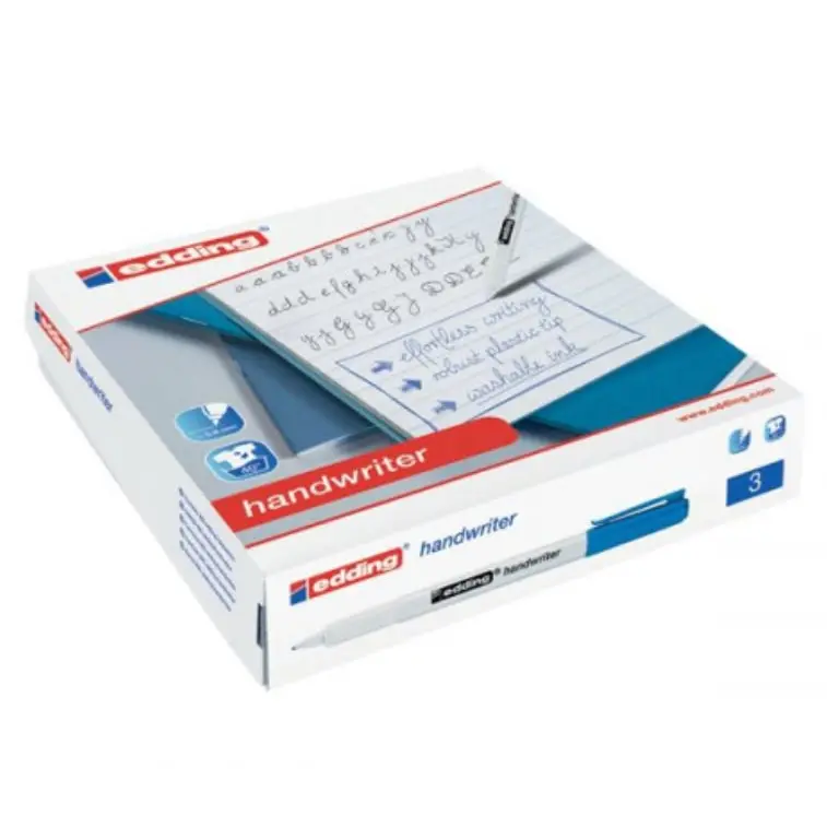 edding Handwriter Pen Blue Classpack (Pack 200) - 4-51915