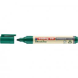 edding 28 EcoLine Whiteboard Bullet Tip Marker Green Pack of 10