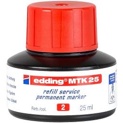 edding MTK 25 Refill Ink For Permanent Marker Red