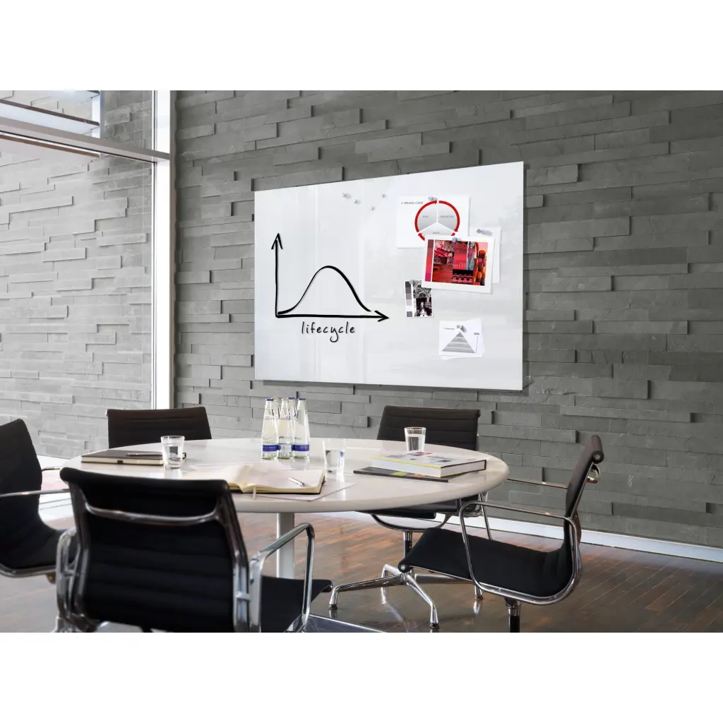 Sigel Artverum Magnetic Glass Board Super White 1200x900mm GL211