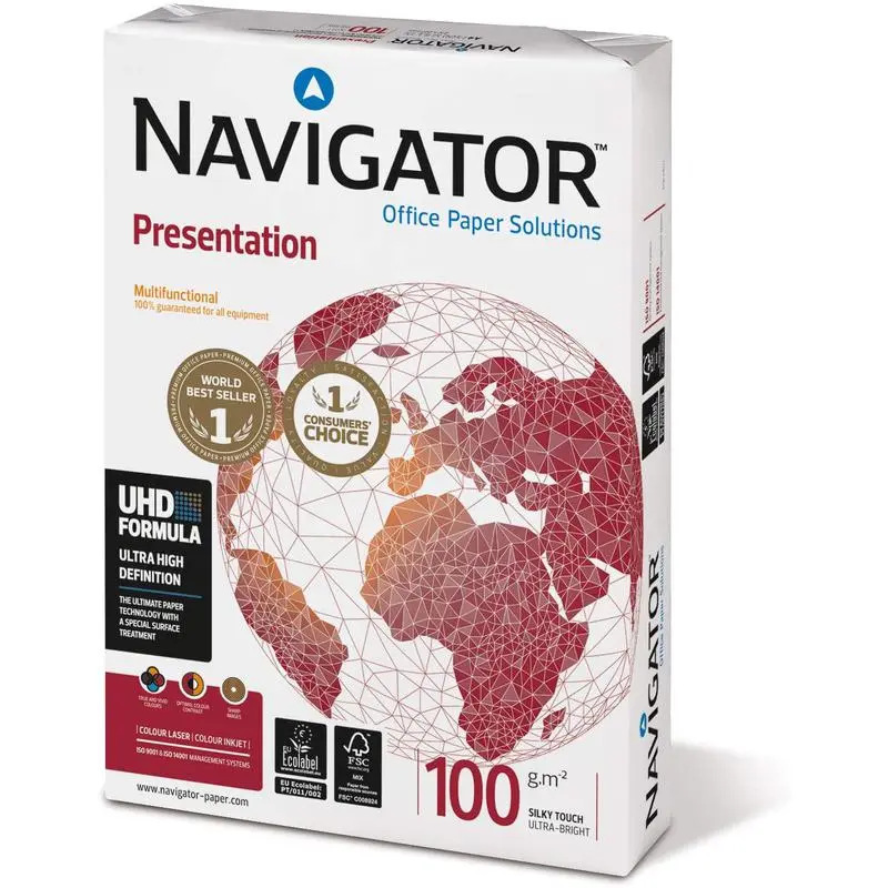 Navigator Presentation White Paper A4 100gsm (Box 5 Reams) NPR1000032