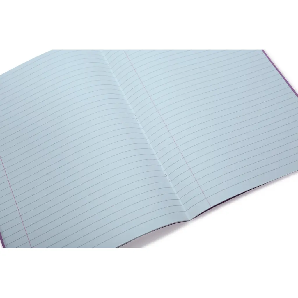 Rhino A4 Exercise Book 48 Page Ruled F12M Light Blue Pack 10 EX681111B-8