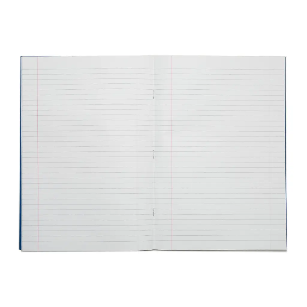 Rhino A4 Exercise Book 80 Page Ruled F8M Dark Blue Pack 50 VEX668-365-0