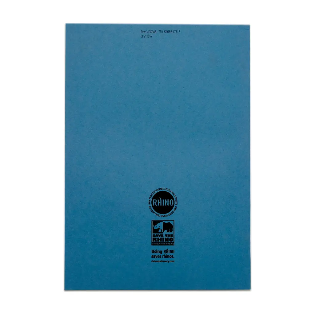 Rhino A4 Exercise Book 80 Page S7 Light Blue Pack 50 VEX668-1755-4