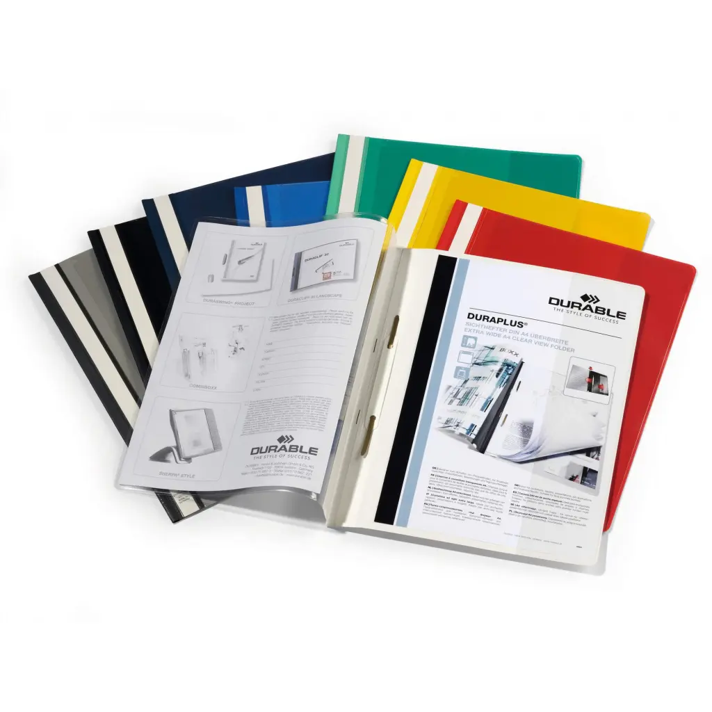 Durable Presentation Folder A4 Assorted Pack 25 257900