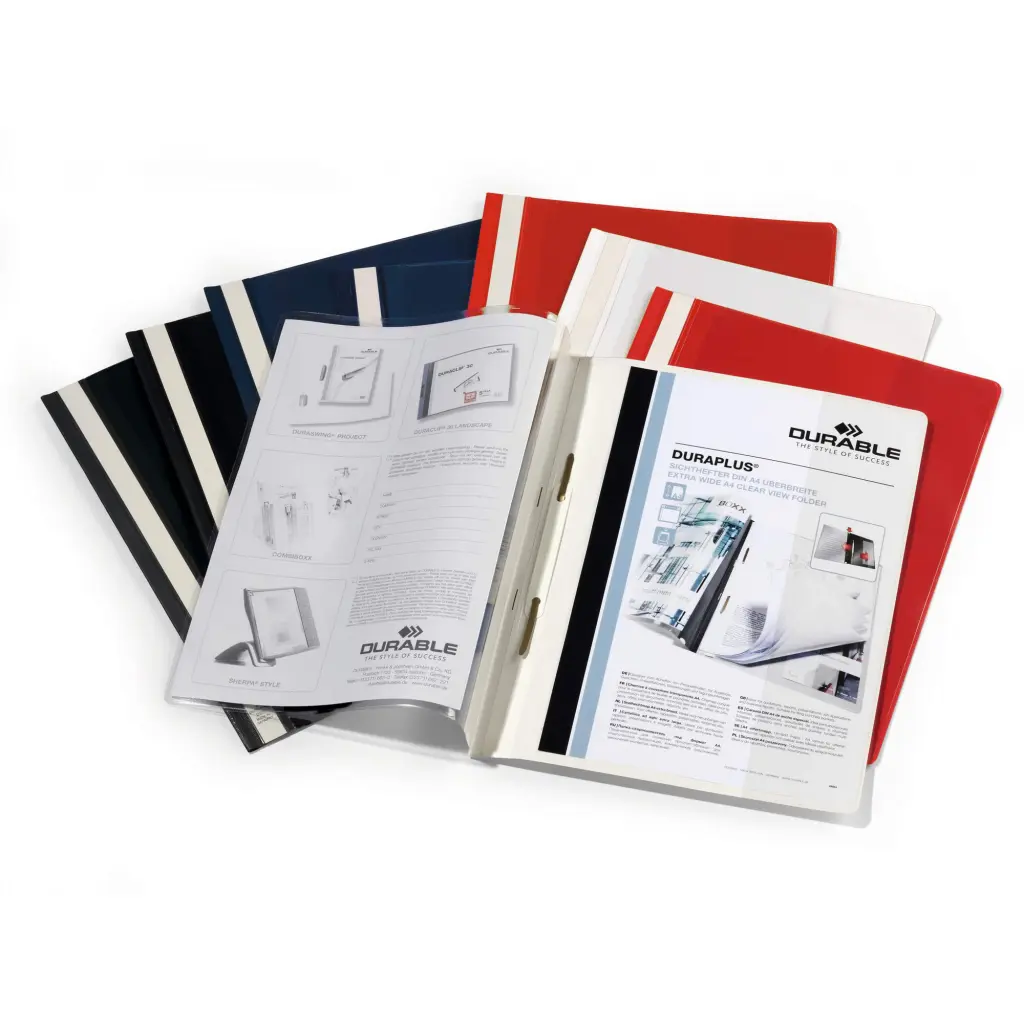 Durable Presentation Folder A4 Assorted Pack 25 257900