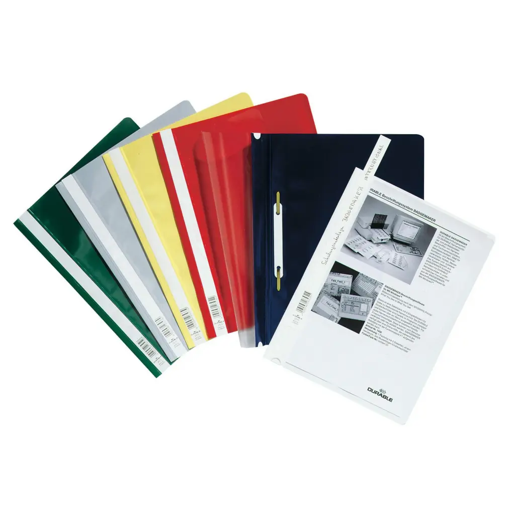 Durable Project Report File & Document Folder A4 Assorted Pack 25 252300