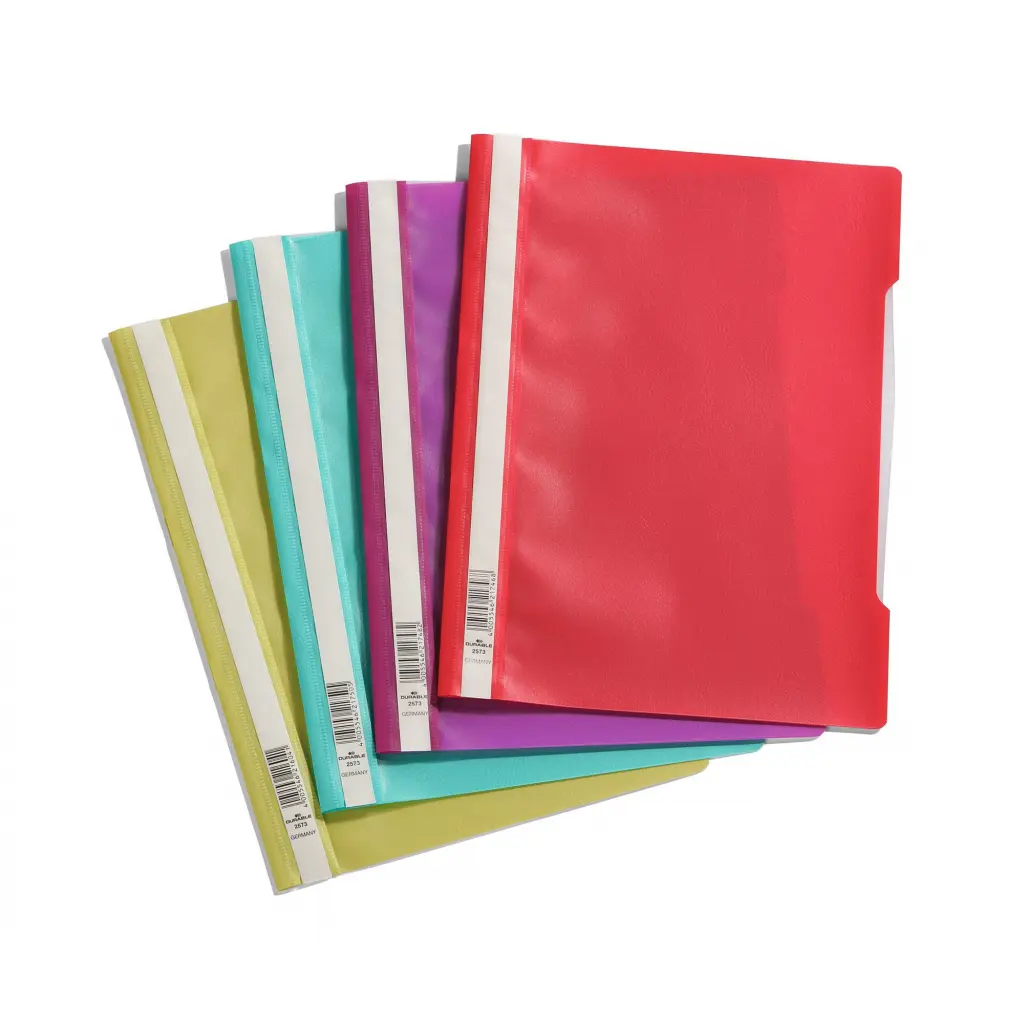 Durable Project Report File & Document Folder A4 Assorted Pack 25 252300