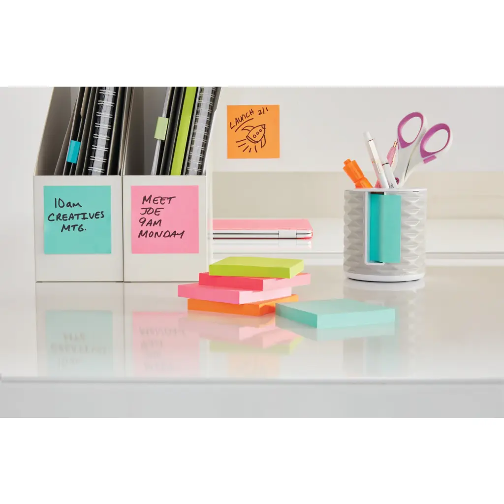 Post-it Notes 38x51mm 100 Sheets Energetic Colours Pack of  12