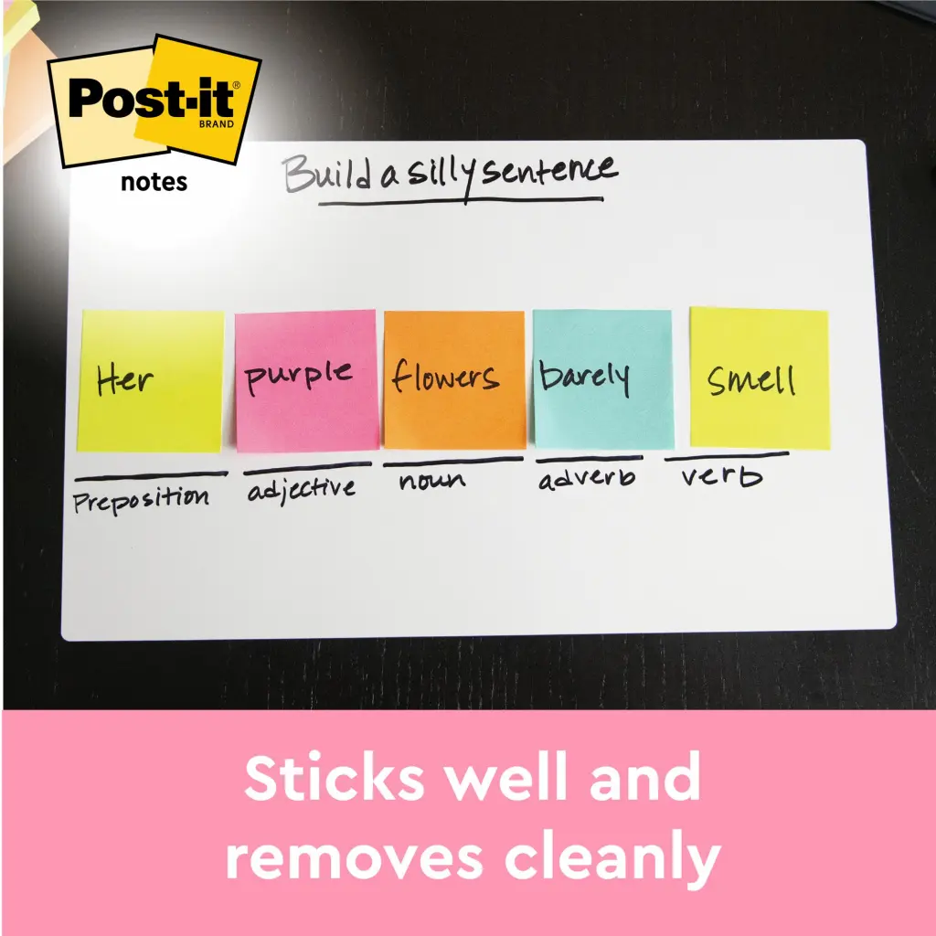 Post-it Notes 38x51mm 100 Sheets Energetic Colours Pack of  12