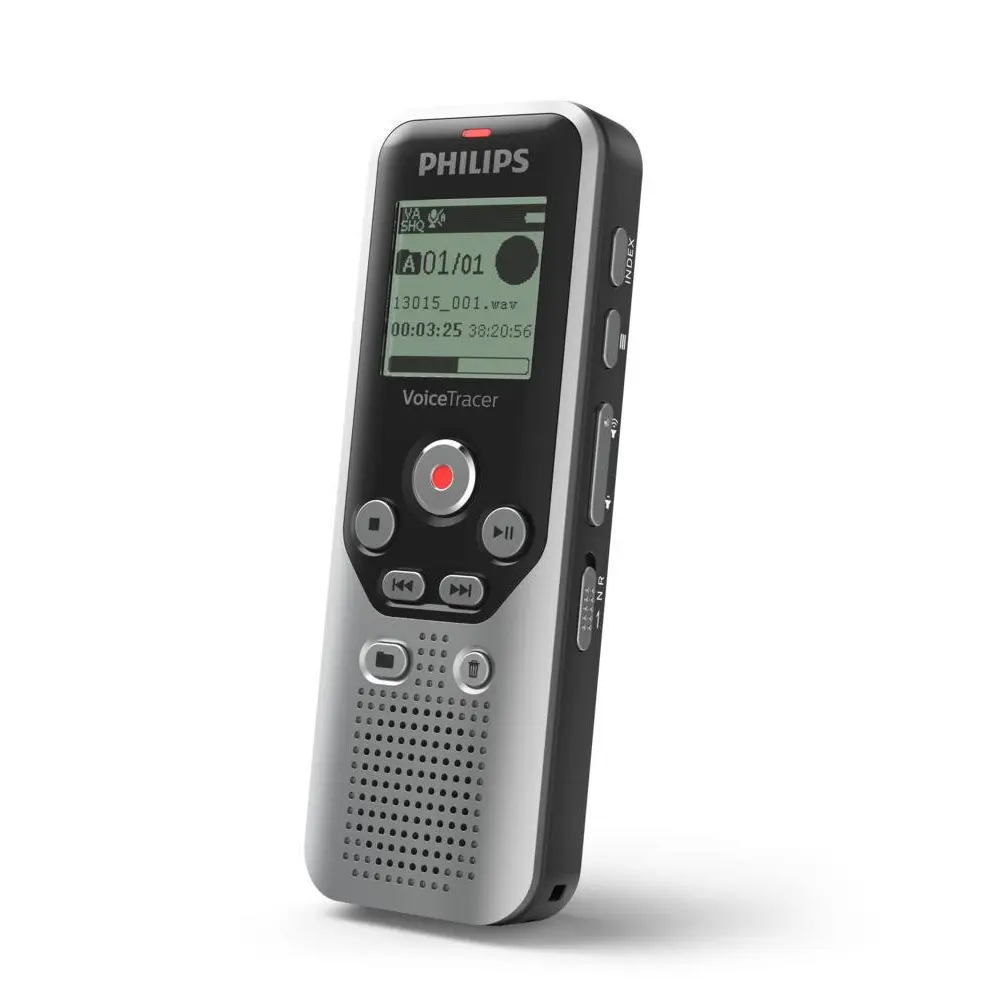 Philips Dictation DVT1250 VoiceTracer Audio Recorder MicroSD 8GB Memory