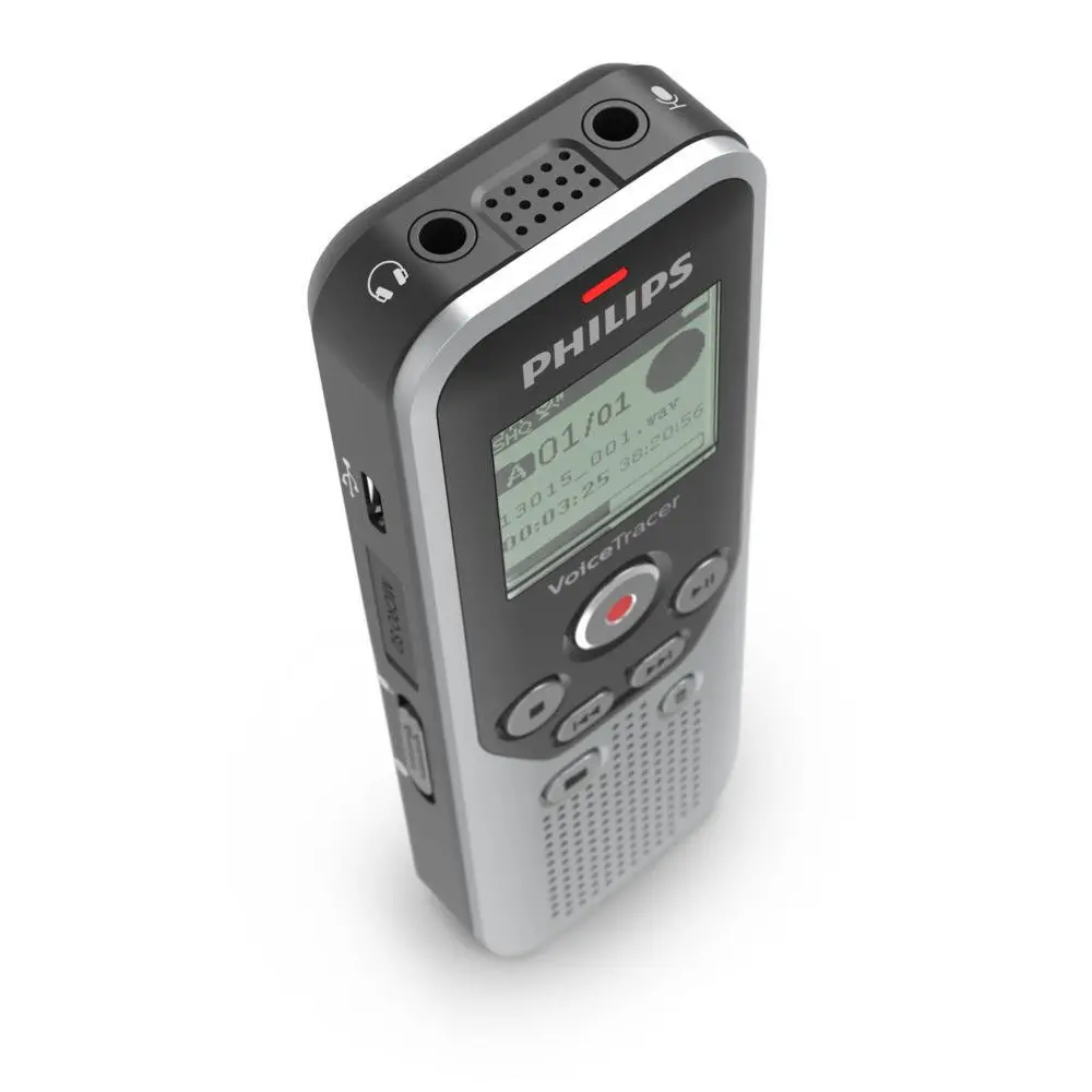 Philips Dictation DVT1250 VoiceTracer Audio Recorder MicroSD 8GB Memory