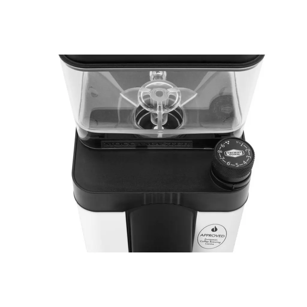 Moccamaster KM5 Burr Coffee Grinder Matte White UK Plug